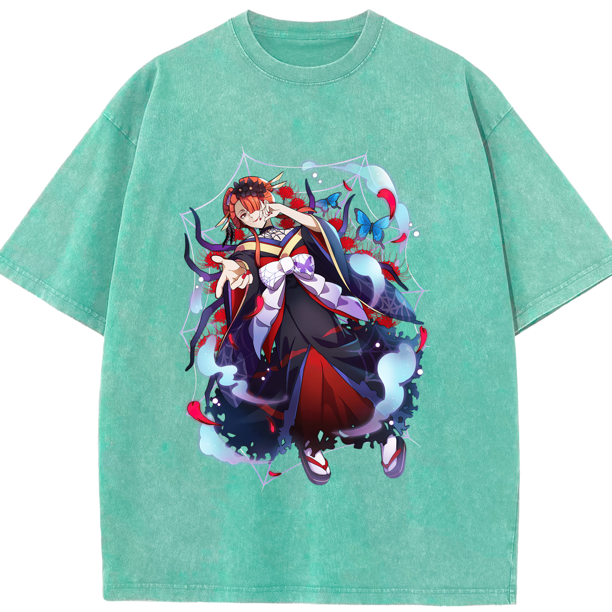 （画像用） 文豪ストレイドッグス Bungo Stray Dogs 綿100% ヴィンテージ風 半袖Tシャツ（フロントプリント）